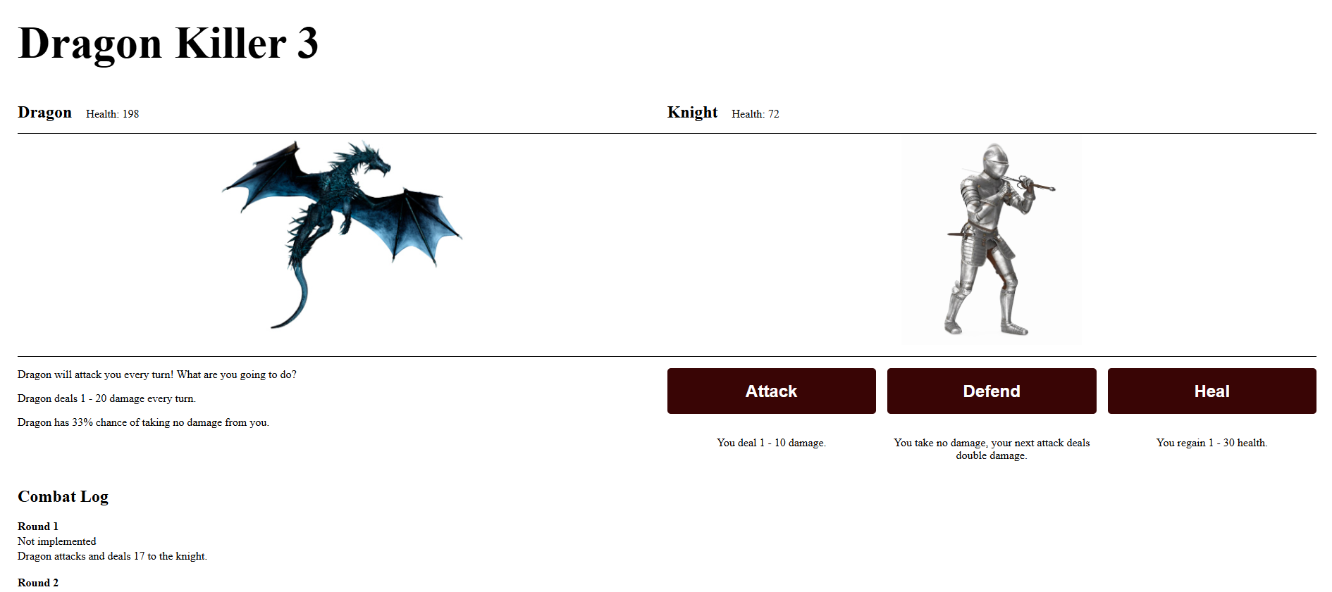 Project Dragon Killer Game