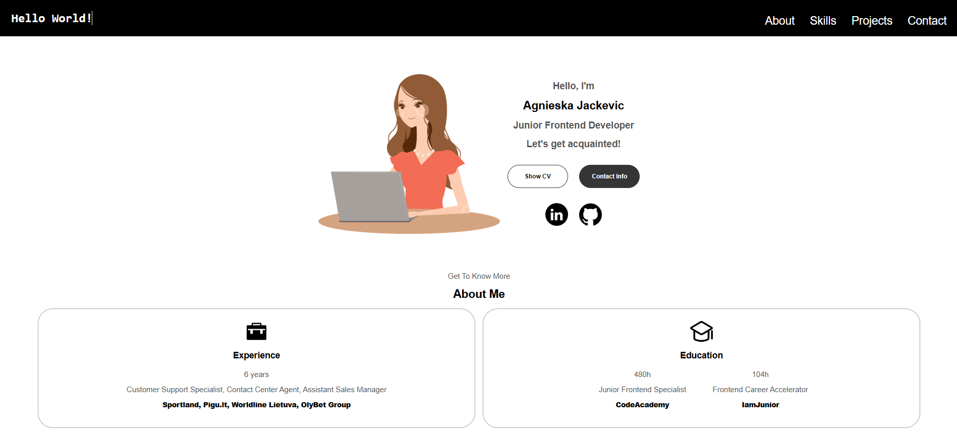 Project Web Portfolio